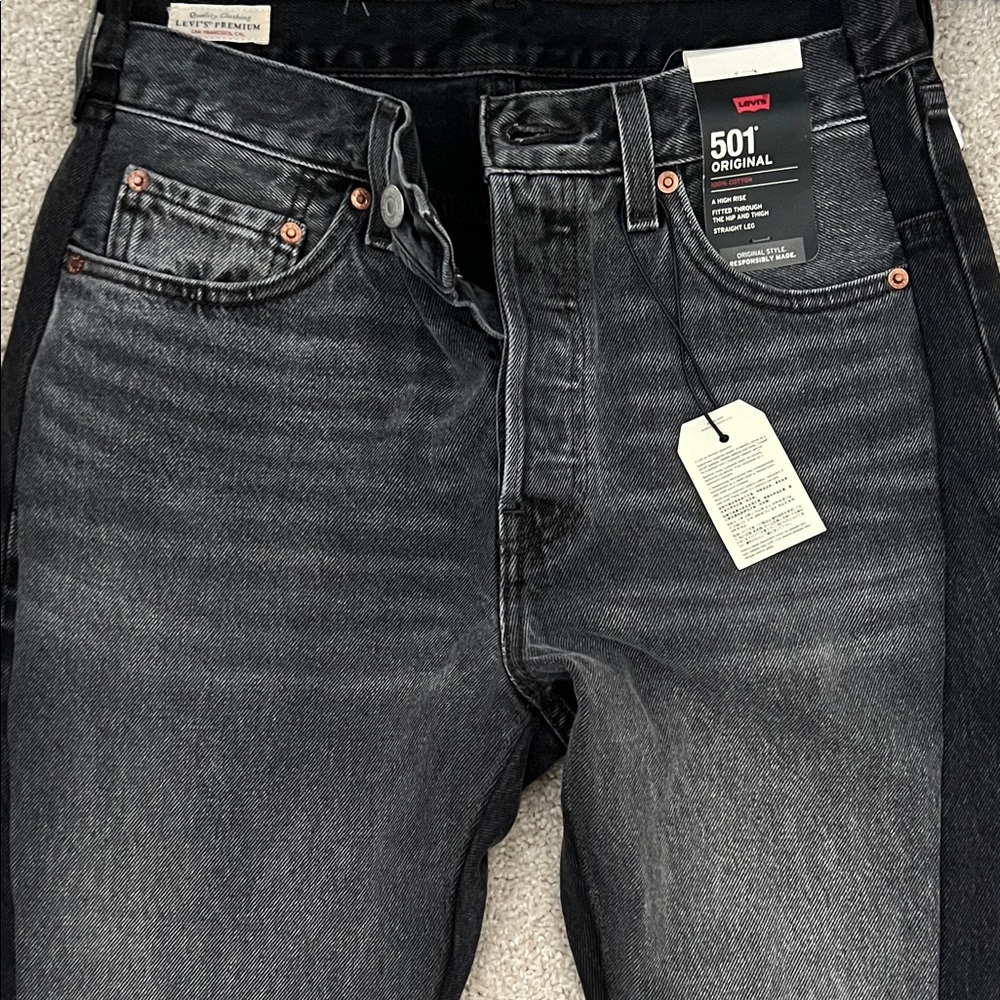 Levi's women’s 501 Two-Tone Skinny Jeans